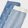 Men's 2pk Casual Crew Socks - Goodfellow & Co™ Blue 6-12 - 3 of 3