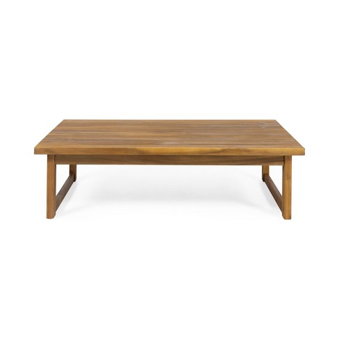 Christopher Knight Home Nova Outdoor Acacia Wood Coffee Table, Teak - image 1 of 4