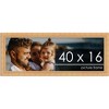 PosterPalooza | 40x16 Modern Bamboo Picture Frame, UV Acrylic, 5 Finishes - 2 of 4