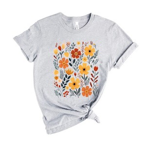 Simply Sage Market Women's Nature Wildflowers Short Sleeve Graphic Tee - 1 of 4