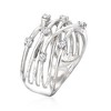 Ross-Simons 0.25 ct. t.w. Diamond Highway Ring in Sterling Silver - 3 of 4