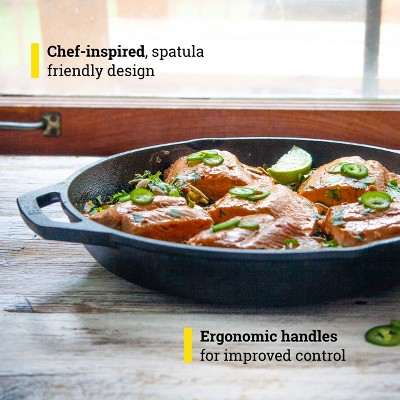 Lodge Chef Collection Cast Iron Everyday Pan with Lid - Thumbnail 4