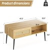 SEVOBAL TV Stands and Consoles Practical Storage Space Versatile Design, User Friendly for Living Room Office Entryway, Beige, 23.2"*47.2"*17.7" - 2 of 4