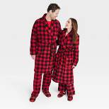 Adult Buffalo Check Matching Family Robe - Wondershop™ Red