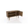 Liberty Mid-Century Modern 2 Shelves and 1 Door TV Stand for TVs up to 46" - Manhattan Comfort - 3 of 4