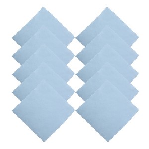 Unique Bargains Reusable Glasses Cleaning Cloth 3.94"x3.94" 10 Pcs - 1 of 4