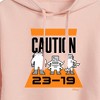 Women's - Disney - Caution 2319 Cropped Graphic Hoodie - 2 of 3