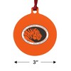 East Central University Primary Logo Aluminum Holiday Christmas Tree Ornament - 3 of 4