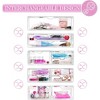 Sorbus 4 Clear Large Stackable Acrylic Drawers - for Organizing Make up, Nail Polish, Hair Accessories, and Beauty Supplies - 3 of 4