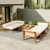 6-Piece Modular Patio Sofa Set with Cushions, Ottoman & Coffee Table, Outdoor Sectional Conversation Set for Garden or Backyard-The Pop Home - 2 of 4