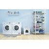 LunaLulinlk white Small Cat Litter Box Enclosure Hidden Litter Indoor Cat Furniture Pet Home Side Table - 2 of 4