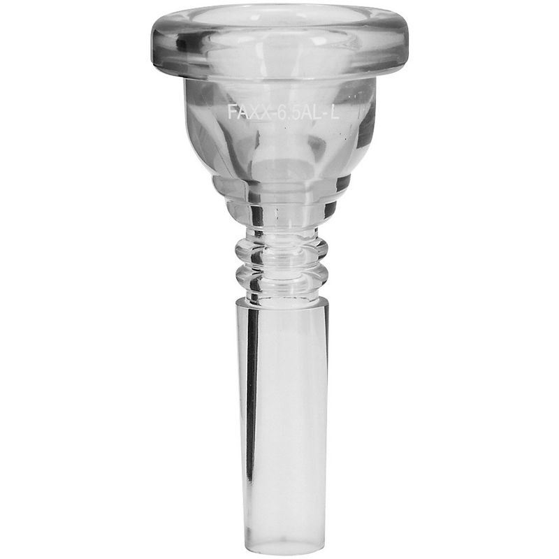 Faxx Faxx Plastic Trombone Mouthpiece Small Shank Clear 6.5AL, 1 of 2
