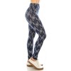 Slickblue Women's High Waist Yoga Leggings, Multi-Printed Knit, Banded Waist, Lined, One Size, Stretch Fit - 2 of 4