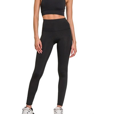 Women's Athletic High Wasit Full Length Legging - ZENANA