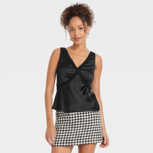 Women's Lace Trim blouse - A New Day™ - 1 of 3