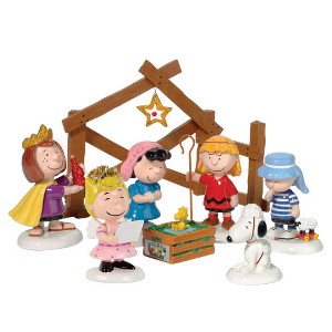 Department 56 "Peanuts Christmas Pageant" 8-Piece Nativity Set #802162 - 1 of 1