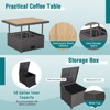 Tangkula 7PCS Outdoor Furniture Set w/ PE Wicker Cushions Conversations On The Sectional Sofa Patio - 3 of 4