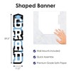 Big Dot of Happiness Light Blue Graduation Banner - Vertical Shaped Banner Decorations - 3 of 4