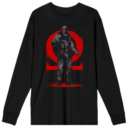 Mens Dc Comic Book Justice League Darkseid Black Graphic Tee Shirt