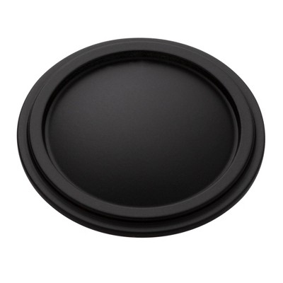 Matte Black Knurled 7" Zinc Cabinet Pulls Multipack