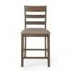 NicBex Set of 2 Modern Fabric Dining Chairs with Curved Backrest, Upholstered Metal Frame Side Chairs for Kitchen, Dining Room - 3 of 4