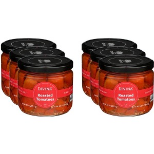 Divina Roasted Red Tomatoes - Case 6 - 10 oz - 1 of 2