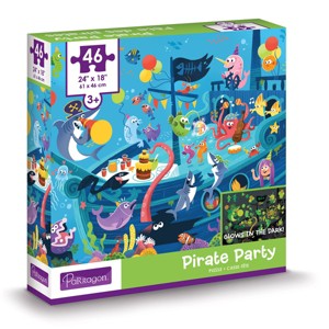 Parragon Pirate Party Kids Jigsaw Puzzle - 46pc - 1 of 3