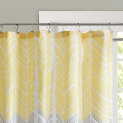Yellow Gray Shower Curtain Target, Yellow And White Shower Curtain Target