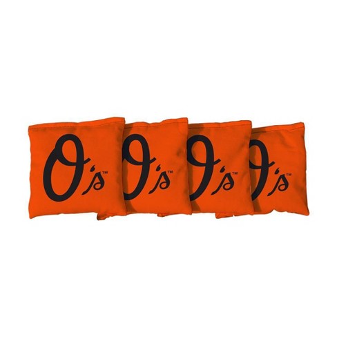 Mlb Baltimore Orioles Corn-filled Cornhole Bags Orange - 4pk : Target
