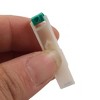 Unique Bargains Plastic Rubber Business Stamps Green Beige 1 Set - 3 of 3
