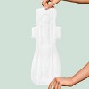Rael Organic Cotton Cover Extra Long Overnight & Postpartum Pads - Unscented - 12ct - 3 of 4