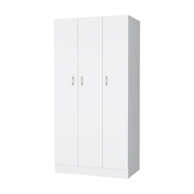 NicBex Armoire Wardrobe Closet Storage Cabinet with Doors & Shelves for Bedroom
