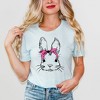 Simply Sage Market Women's Bunny With Bandana Short Sleeve Graphic Tee - 2 of 3