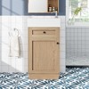 Vynxaria 18.5" Bathroom Vanities Rustic Vanity with Reversible Resin Sink & Zinc Alloy Handles 34.25"H - 4 of 4