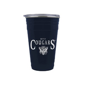 NCAA BYU Cougars Tailgater Tumbler - 22oz: Stainless Steel, Acrylic Lid - 1 of 2