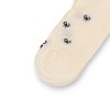 Anna-Kaci 3-Pack Women's Crew Socks with Allover Bow Embroidery and Ribbed Texture - 3 of 4