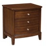 NicBex Nightstand with 3 Drawers,1pc Side Table with Wood Frame,Bedside Table for Bedroom,Living Room - 3 of 4