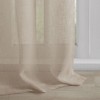 MAYEERTY Floral Embellished Cuff Tab Top Solid Curtain Panel(Only 1 Pc Panel) - 4 of 4