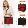 OPUX Large Insulated Lunch Bag Men Women, Leakproof Thermal Reusable Soft Cooler Tote Work School Adult Kid Boy Girl - 4 of 4
