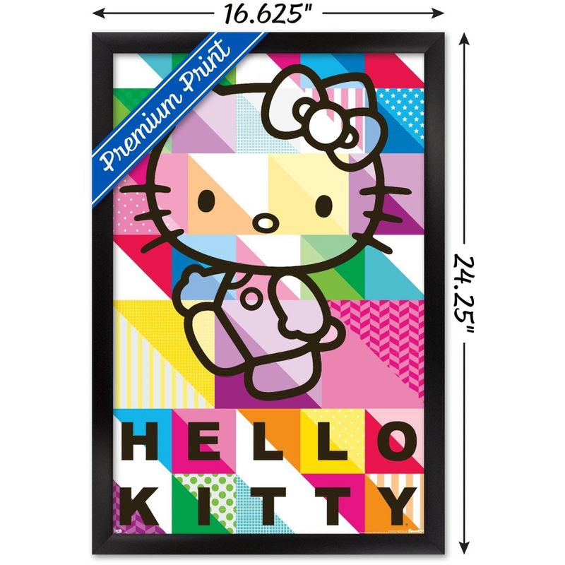 Trends International Hello Kitty - Patterns Framed Wall Poster Prints, 3 of 7