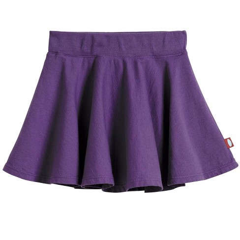 City Threads Usa made Cotton Soft Girls Jersey Twirly Skirt Purple 16y Target