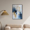 Art Remedy Morning Dew Blue Abstract Wall Art Framed - 2 of 4