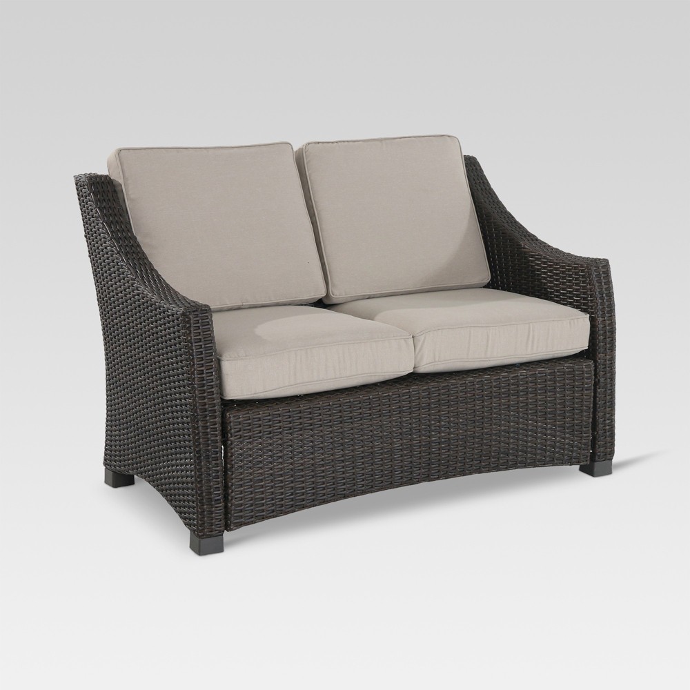 Upc 848681035931 Patio Loveseat Belvedere Wicker Steel Loveseat