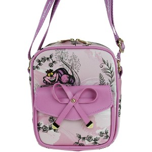 Disney Cheshire Cat 8" Vegan Leather Crossbody Shoulder Bag - 1 of 2