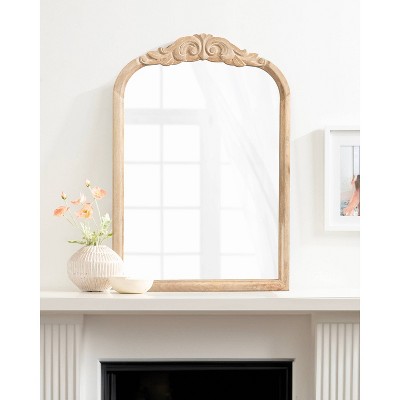 Arendahl Natural Wood 24"x36" Arch Vanity Mirror