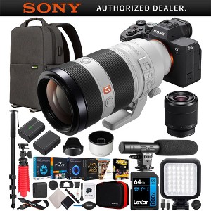 Sony a7 IV Full Frame Mirrorless Camera w/ 100-400mm F4.5-5.6 GM + 28-70mm 2 Lens Kit - 1 of 4