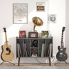 Aheaplus Record Player Stand with Power Outlet and USB Ports, Vinyl Record Storage Table,Vinyl Holder Display Shelf - 4 of 4