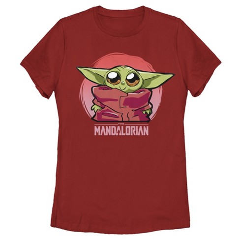 Women's Star Wars The Mandalorian The Child Circle T-shirt : Target