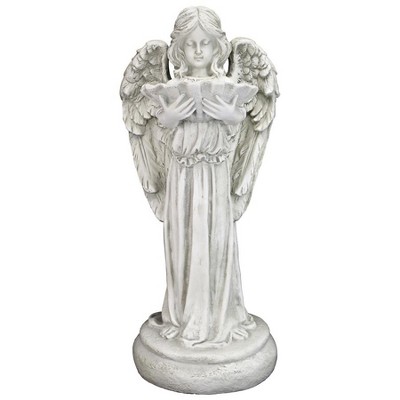 Design Toscano Tranquil Guardian Angel Statue - Off-White