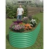 Raised Garden Bed,Galvanized Raised Planter Boxes Outdoor with Easy Assembly, Large Garden Bed for Vegetables, Fruits, Flower,Raised Garden Bed - 4 of 4